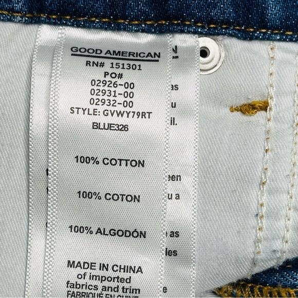 Good American Blue Ankle & Cropped Jeans - Picture 5 of 9
